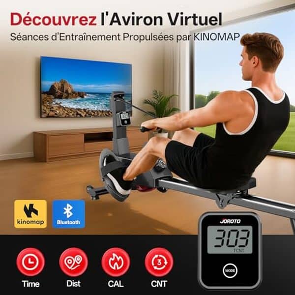 Découvrez le test complet du rameur Joroto : une performance exceptionnelle alliée à un fonctionnement silencieux et une impressionnante stabilité.