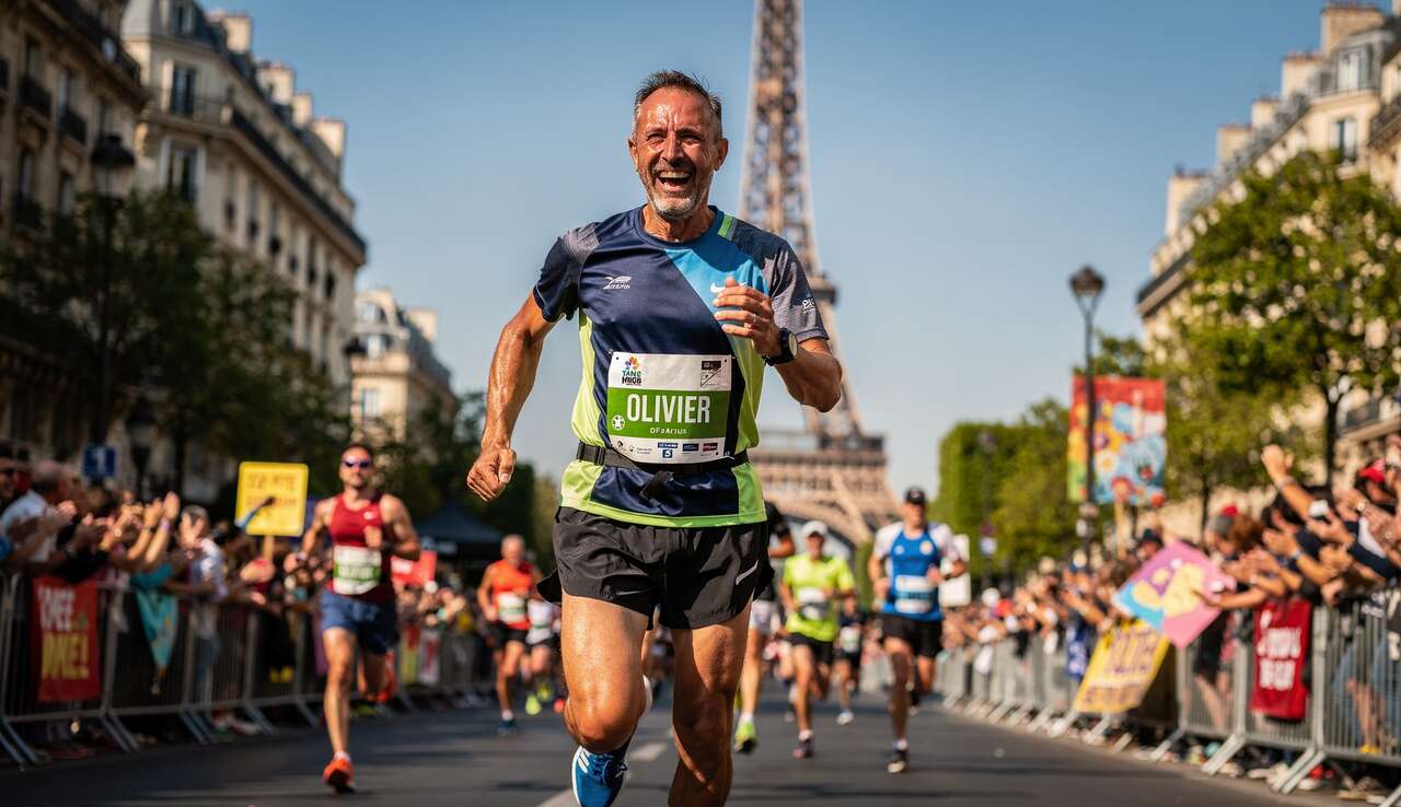 Olivier, un athl&egrave;te passionn&eacute; par le semi-marathon de paris