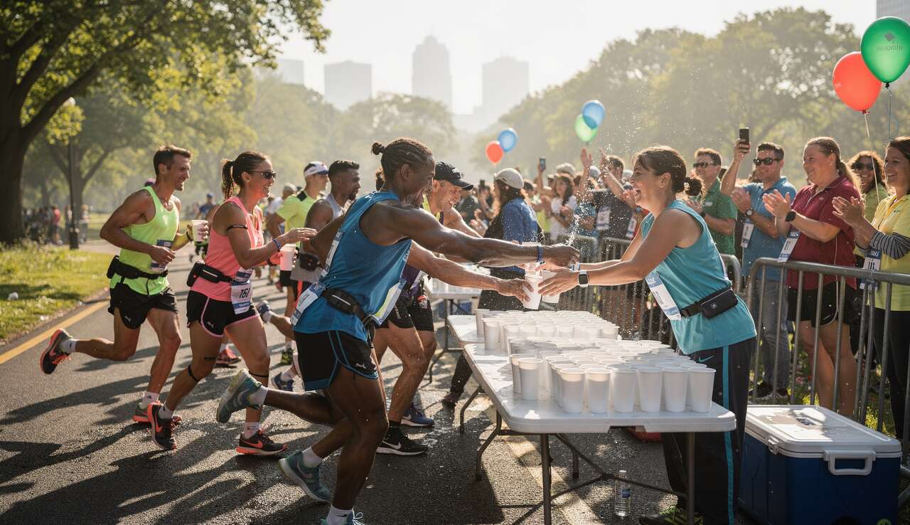 Hydratation adapt&eacute;e avant et pendant la course