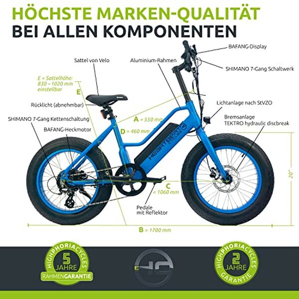 Découvrez notre test complet du vélo électrique pour enfants Highphoria 20 pouces 48V 250W, idéal pour des balades sécurisées et amusantes