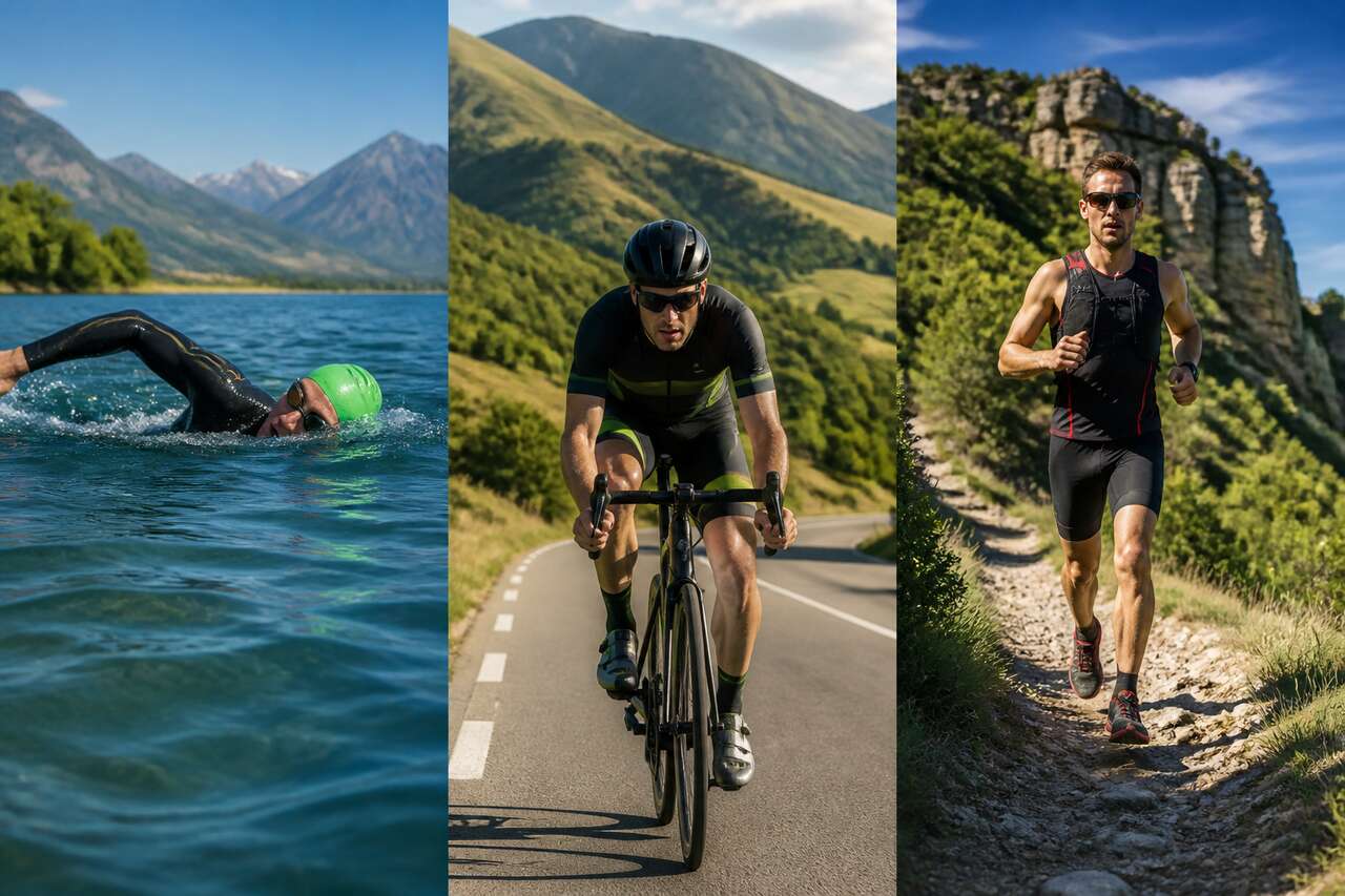 Entraînement triathlon : natation, vélo et course à pied