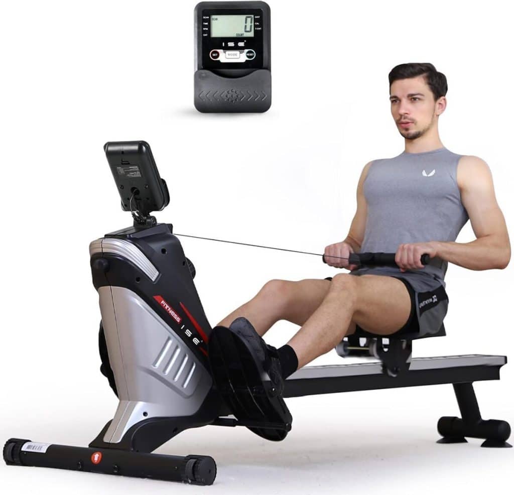 Test du rameur pliable ISE : efficacité et résistance assurées