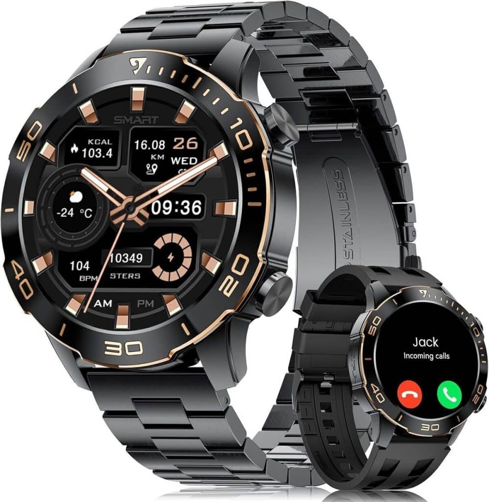 Test de la montre connectée homme : élégance et performance avec écran amoled