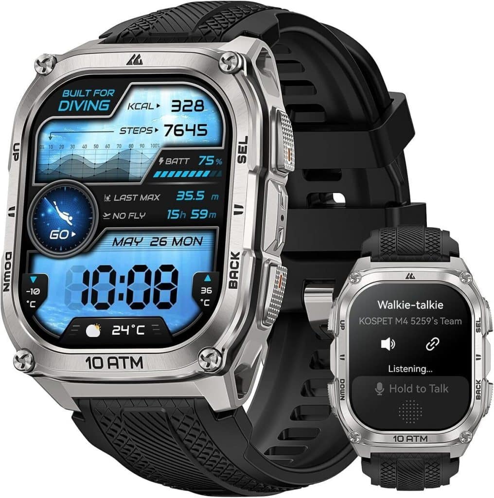 Test Kospet Tank M4 : montre connectée étanche et performante