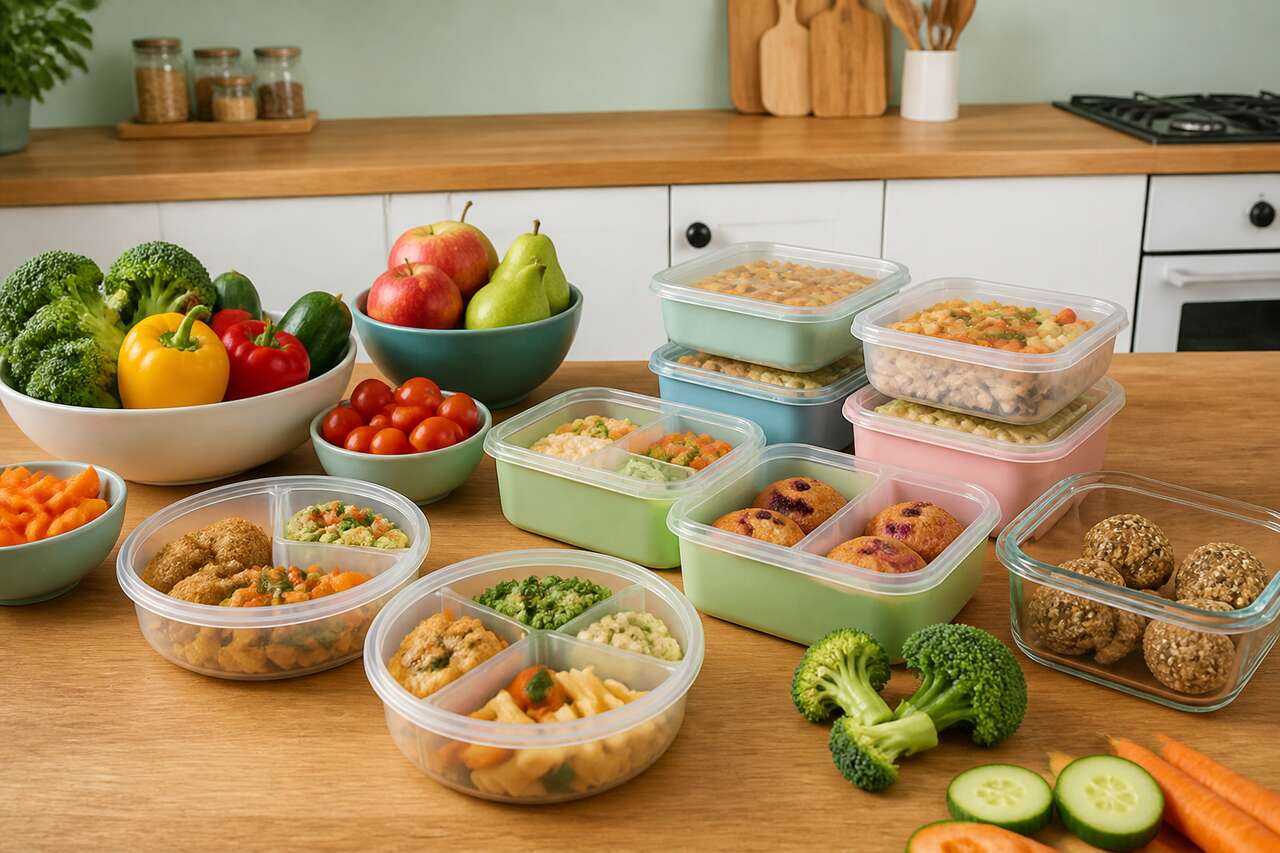 Recettes batch cooking pour enfants: 8 idées modulables sur une semaine Recettes batch cooking pour enfants: 8 idées modulables sur une semaine