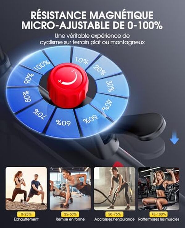 Découvrez notre test complet du vélo d'appartement connecté Toputure 100 niveaux : performances, fonctionnalités et avis pour bien choisir votre vélo de fitness. 