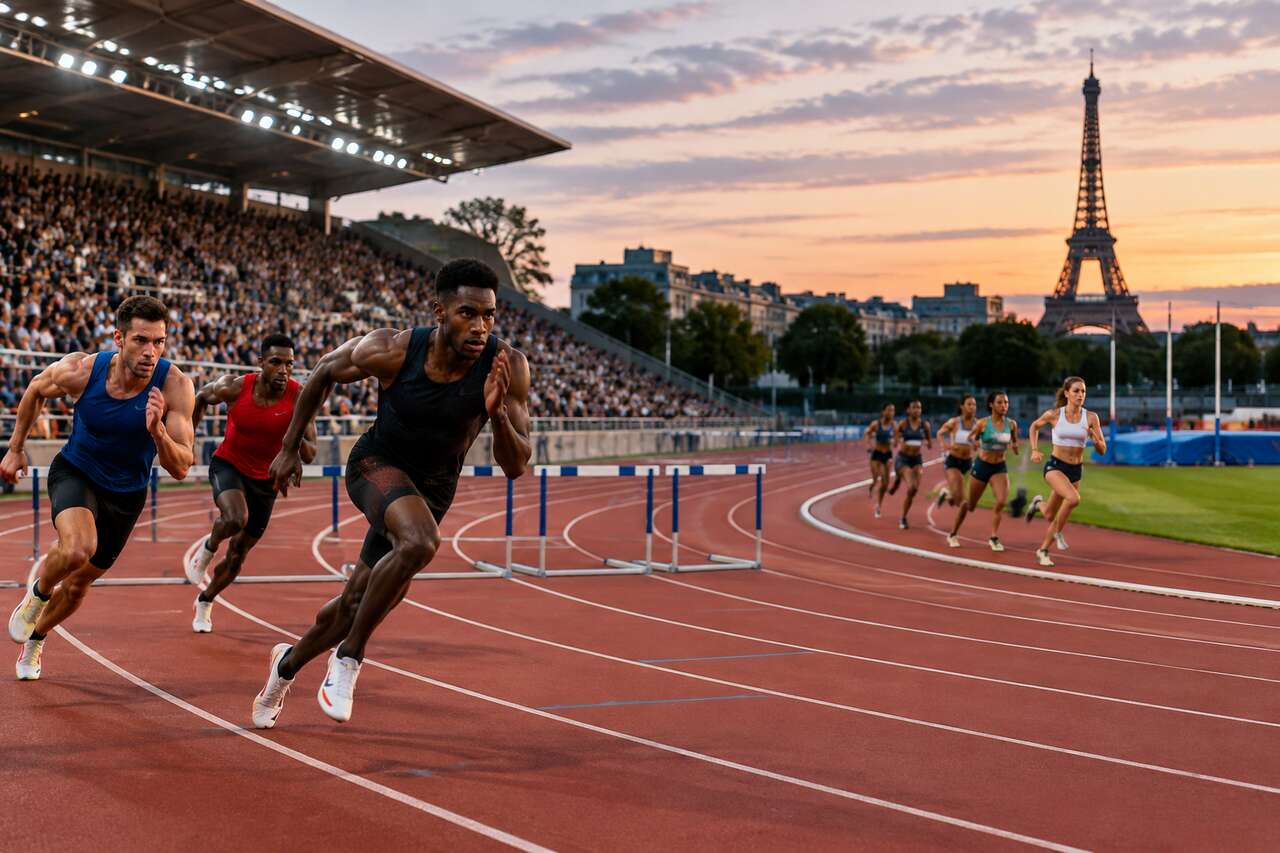 Programme des &eacute;preuves sur piste : sprints, haies, demi-fond et fond