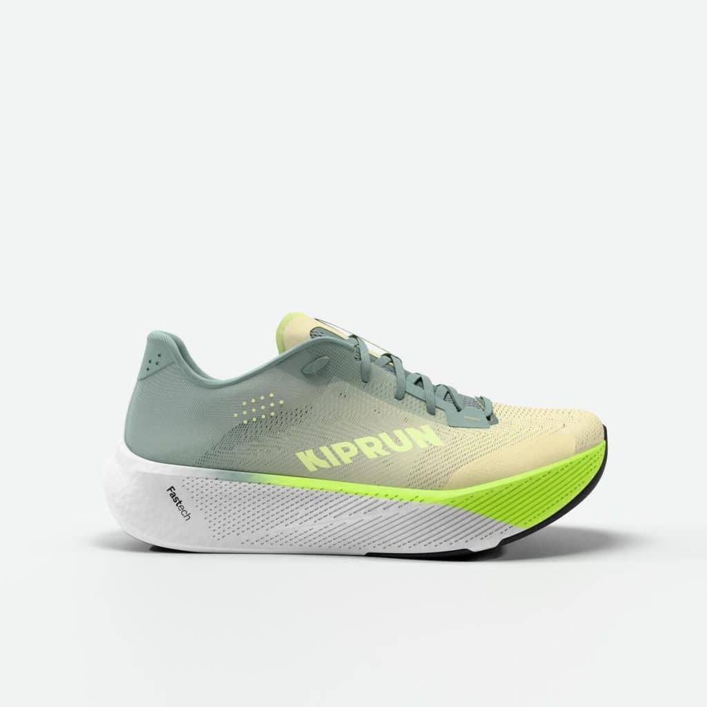 Test des chaussures de running Kiprun Kipride vert par Decathlon